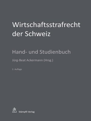 cover image of Wirtschaftsstrafrecht der Schweiz